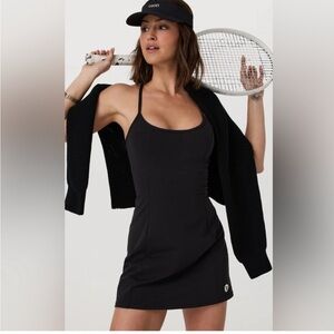 Vuori Black Tennis Dress medium size